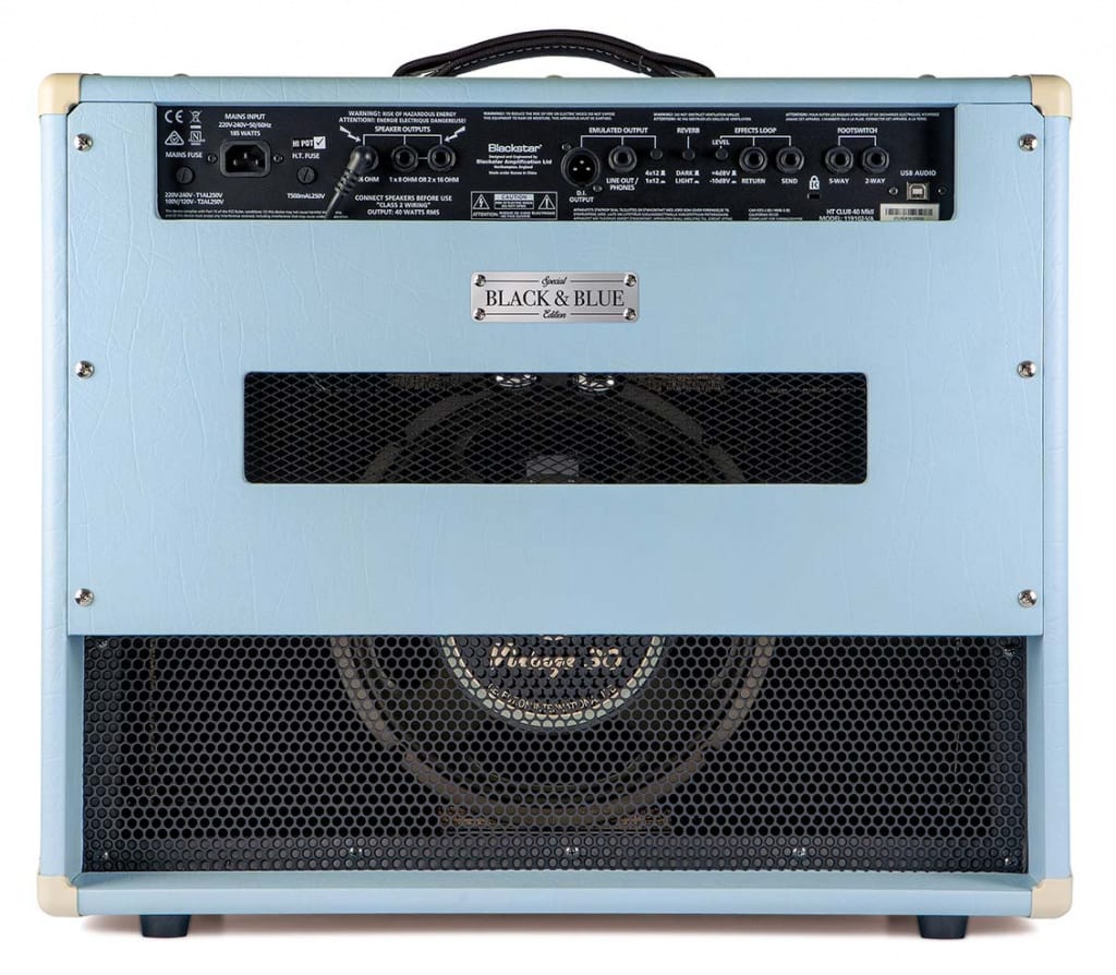 Amplificador combo de guitarra Blackstar HT 40 Club MkII Black and Blue