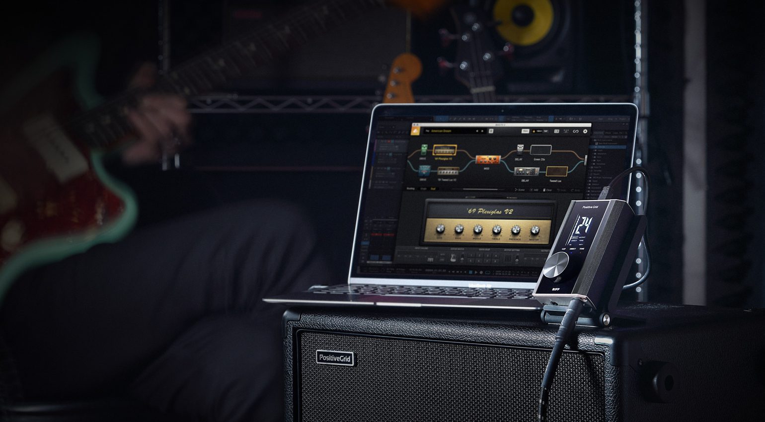 Positive Grid presenta Riff, una interfaz de audio para guitarra