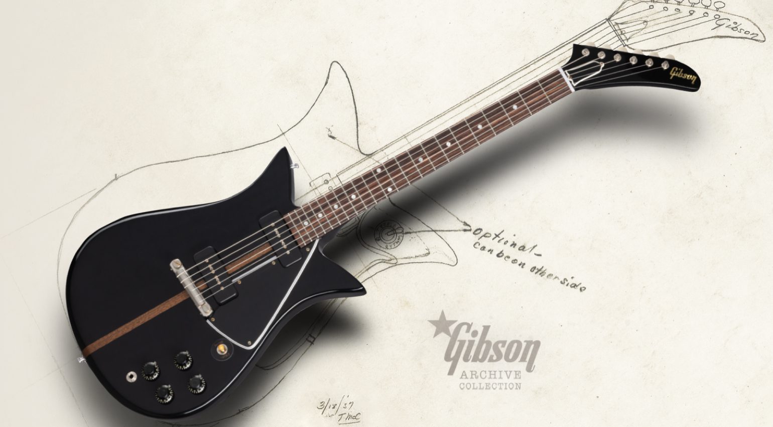 Gibson Theodore Una guitarra inspirada en un boceto realizado por Ted