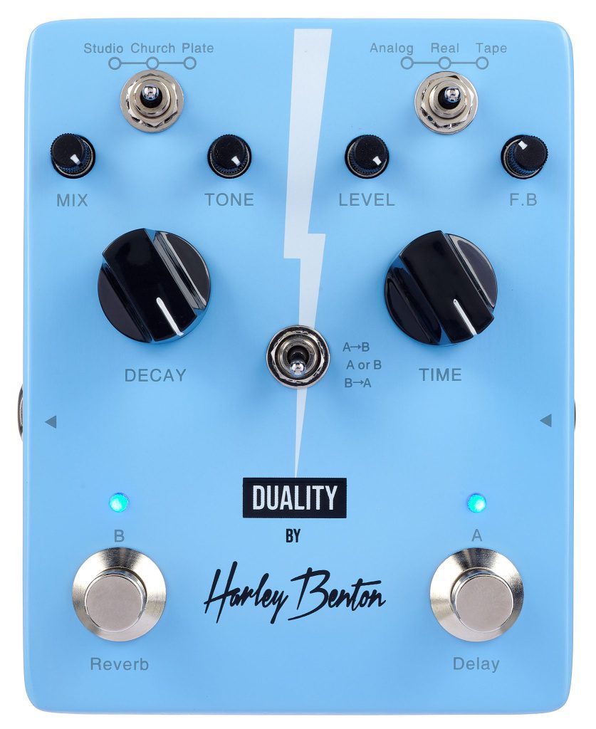 Harley Benton Double Pedal Series Dos efectos en un único pedal compacto gearnews.es